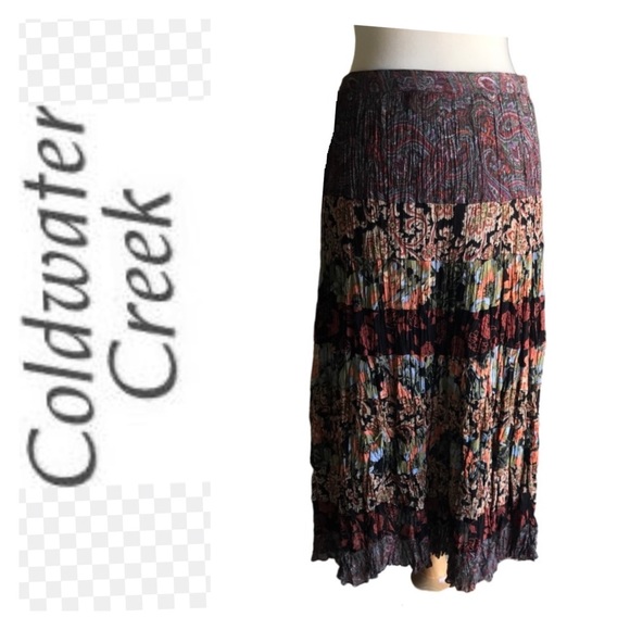 Coldwater Creek Dresses & Skirts - COLDWATER CREEK PEASANT BOHO BROOMSTICK SKIRT